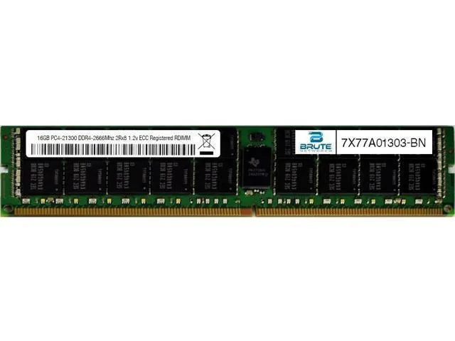 Lenovo Lenovo 7X77A01303 16GB DDR4 2666MHz CL17 RDIMM memory upgrade — product photo