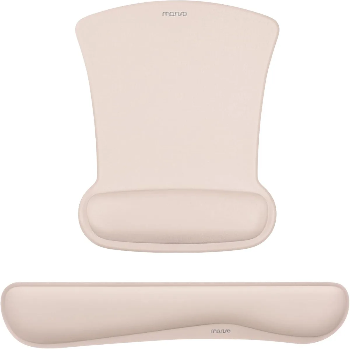 Emerson Emerson Wrist Rest Set Keyboard Mouse Pad Apricot 17.72 9.84 — product photo
