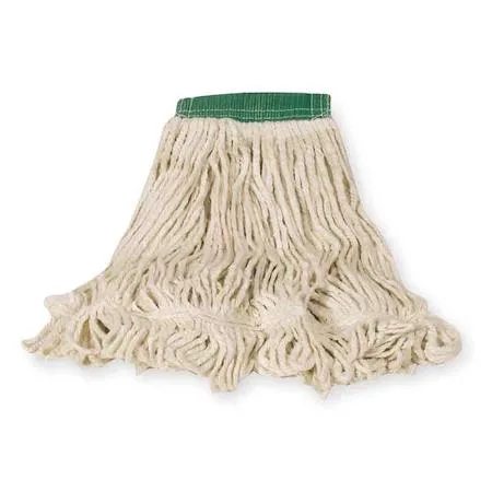 Rubbermaid Rubbermaid FGD25206WH00 Super Stitch 4-Ply Cotton/Synthetic Blend Yarn Wet Mop Head White 16 oz — product photo