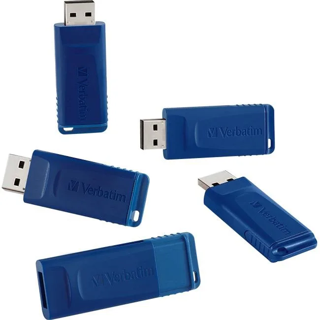 VERBATIM VERBATIM 99810 16GB USB 2.0 Flash Drive Blue 5 Pack — product photo