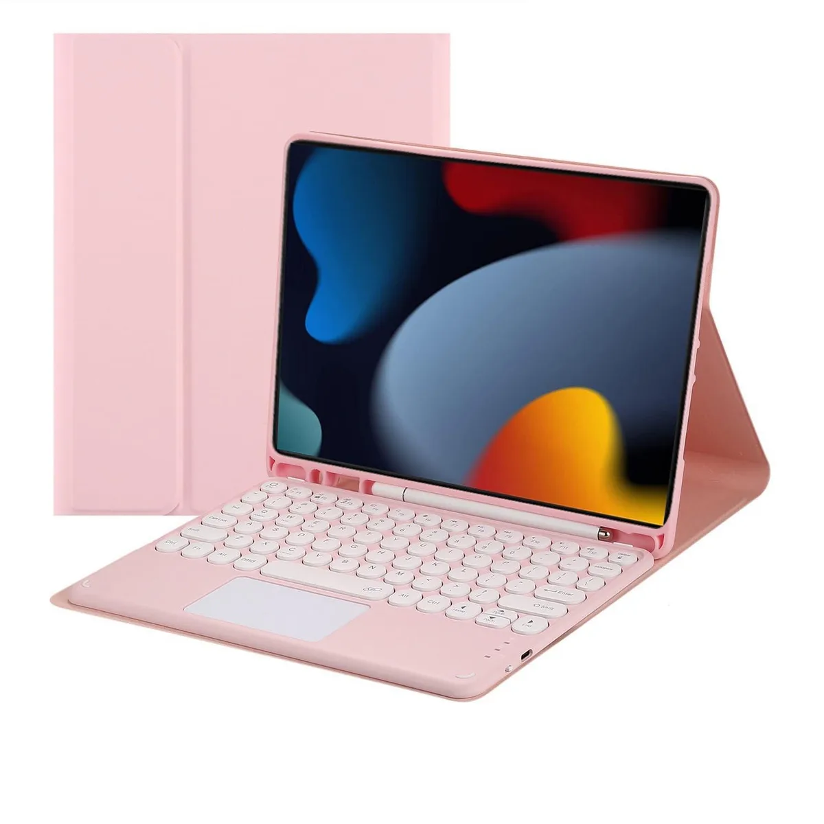 Timoom Timoom Bluetooth Keyboard Case 10.2" Pink Backlit — product photo