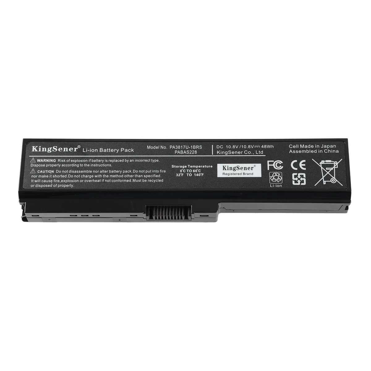 KingSener KingSener L600 4400mAh 10.8V 6-cell laptop battery — product photo