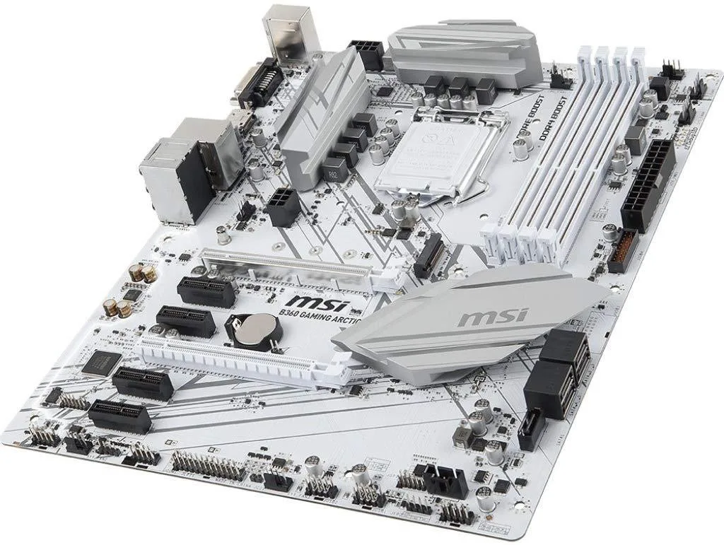 MSI MSI B360 GAMING ARCTIC Intel motherboard LGA 1151 ATX M.2 DDR4 — product photo