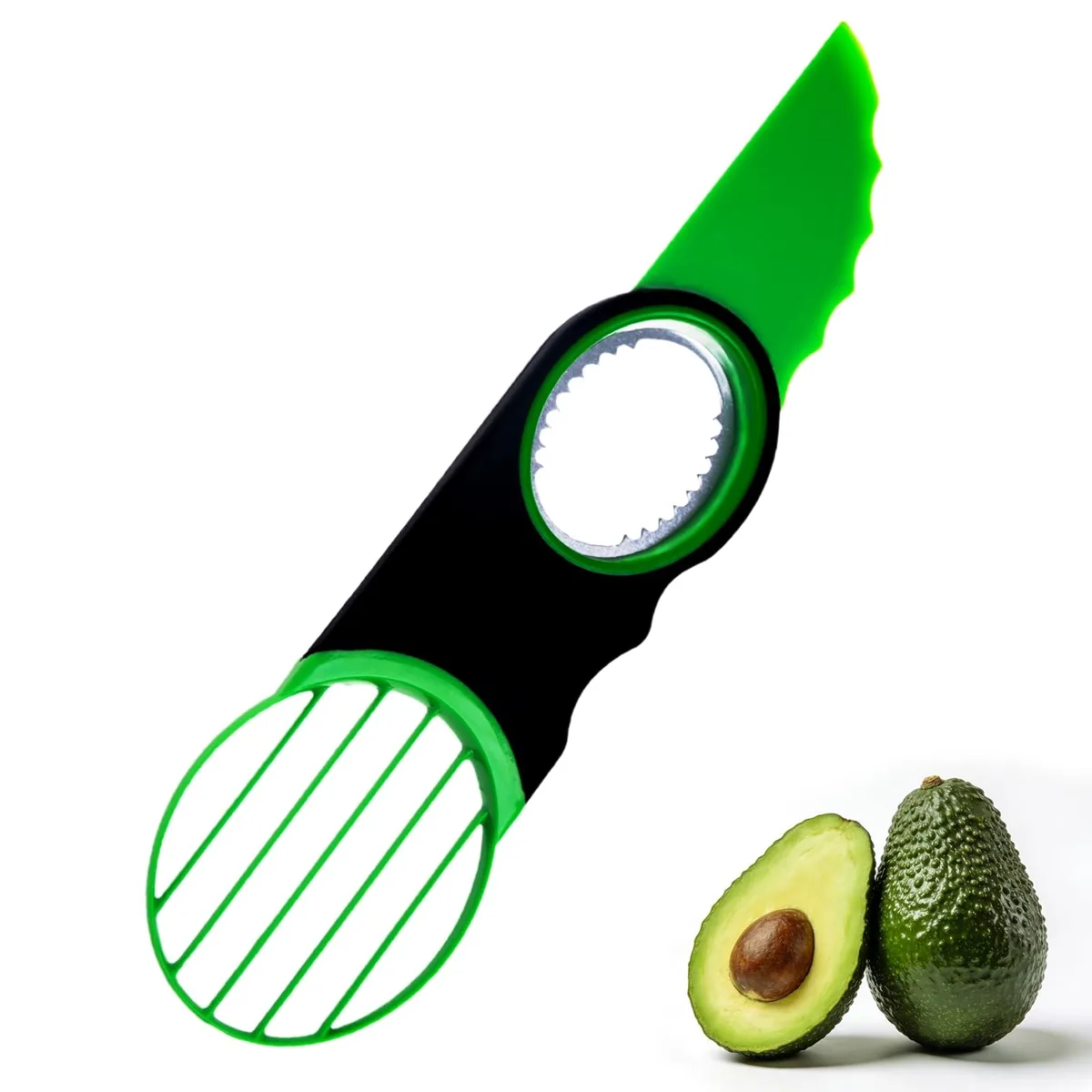 Aichoof avocado slicer 3-in-1 Green — product photo