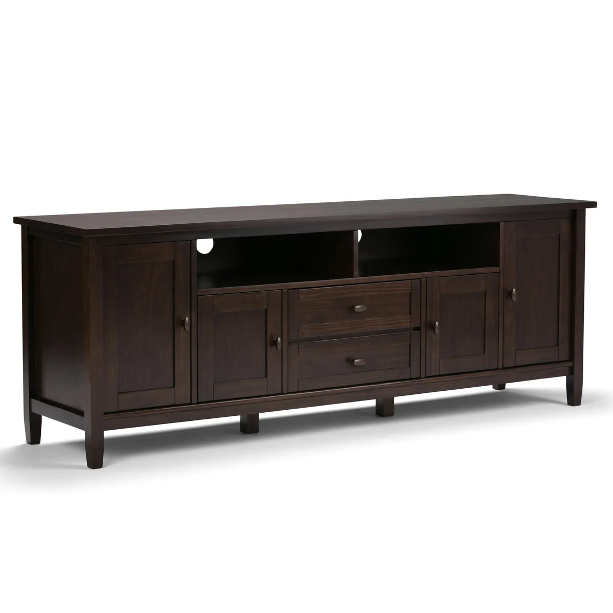 tuphen tuphen 72" TV Media Stand Tobacco Brown 72" w x 26" h — product photo