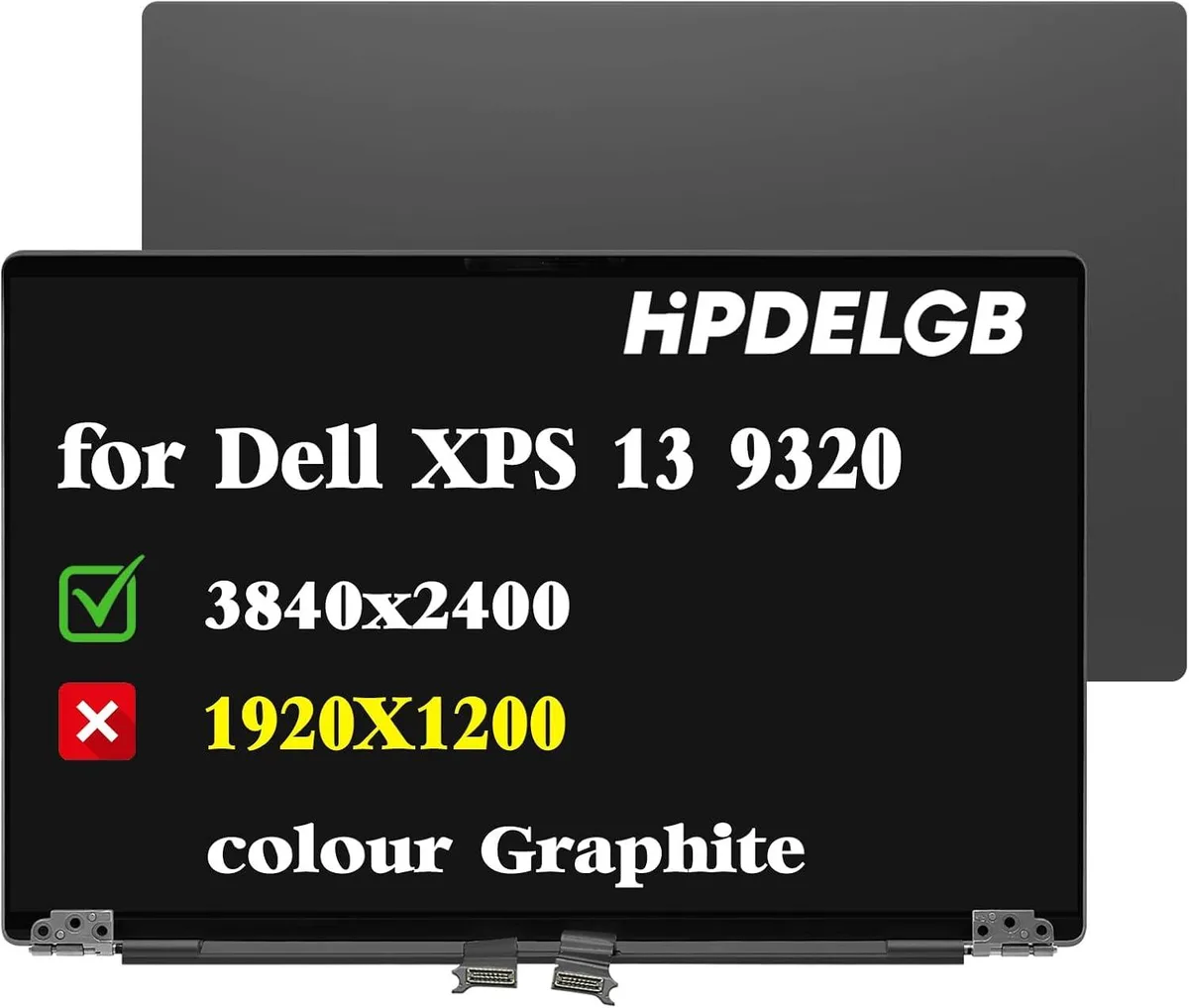 NUOLAISUN NUOLAISUN 13.4 inch 3840x2400 LCD Touch Screen Graphite for Dell XPS 13 Plus 9320 09PG51 9PG51 — product photo
