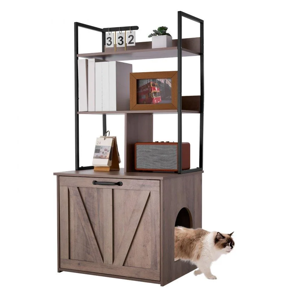 VEVOR VEVOR KLCB-14 23.6 in Cat Litter Box Enclosure Furniture — product photo