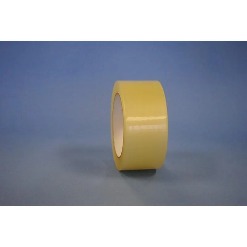 Four clear polypropylene tape rolls on white cores