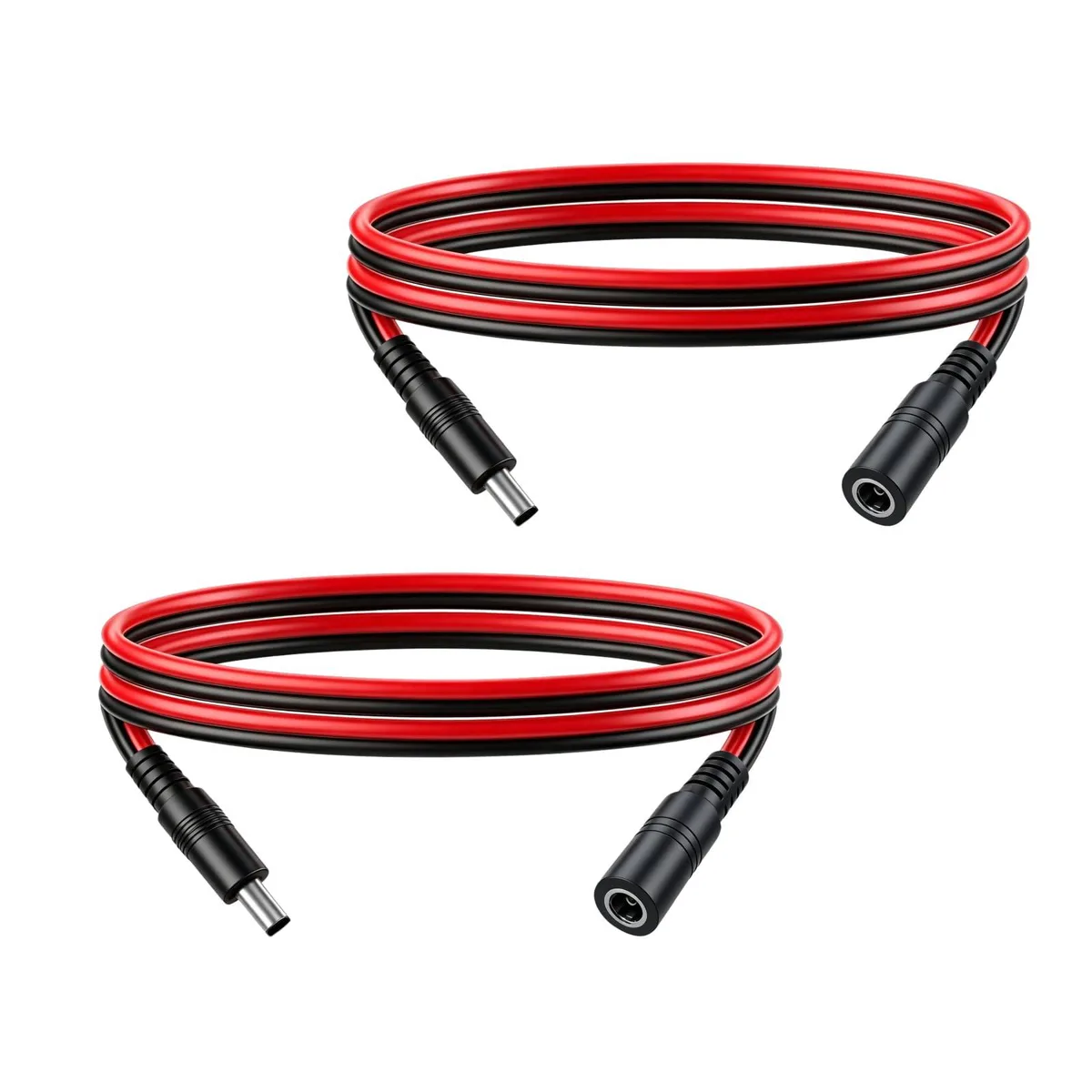 IMIYORE 3.3FT 5.5mm×2.1mm DC Power Extension Cord 14AWG 2pcs — product photo