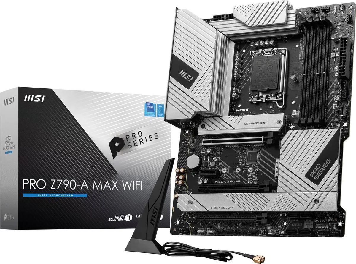 MSI MSI PRO Z790-A MAX WiFi Intel motherboard — product photo