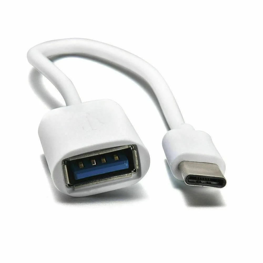 NShi NShi USB-C 3.1 Male to USB 3.0 Female OTG Adapter White — product photo