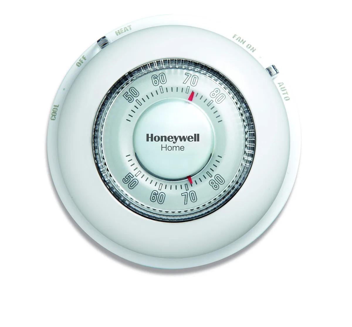  Honeywell Home The Round Manual Thermostat White — product photo