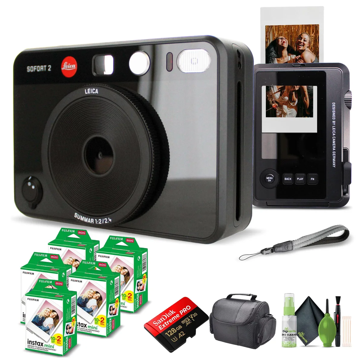 Leica Leica Sofort 2 Hybrid Instant Digital Camera 100 Sheets Black — product photo