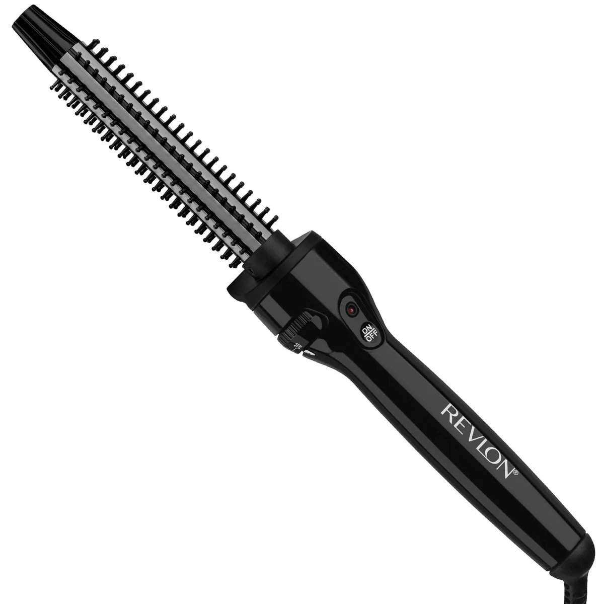 Revlon RV054 triple ceramic curling brush iron 3/4 inch barrel ergonomic handle