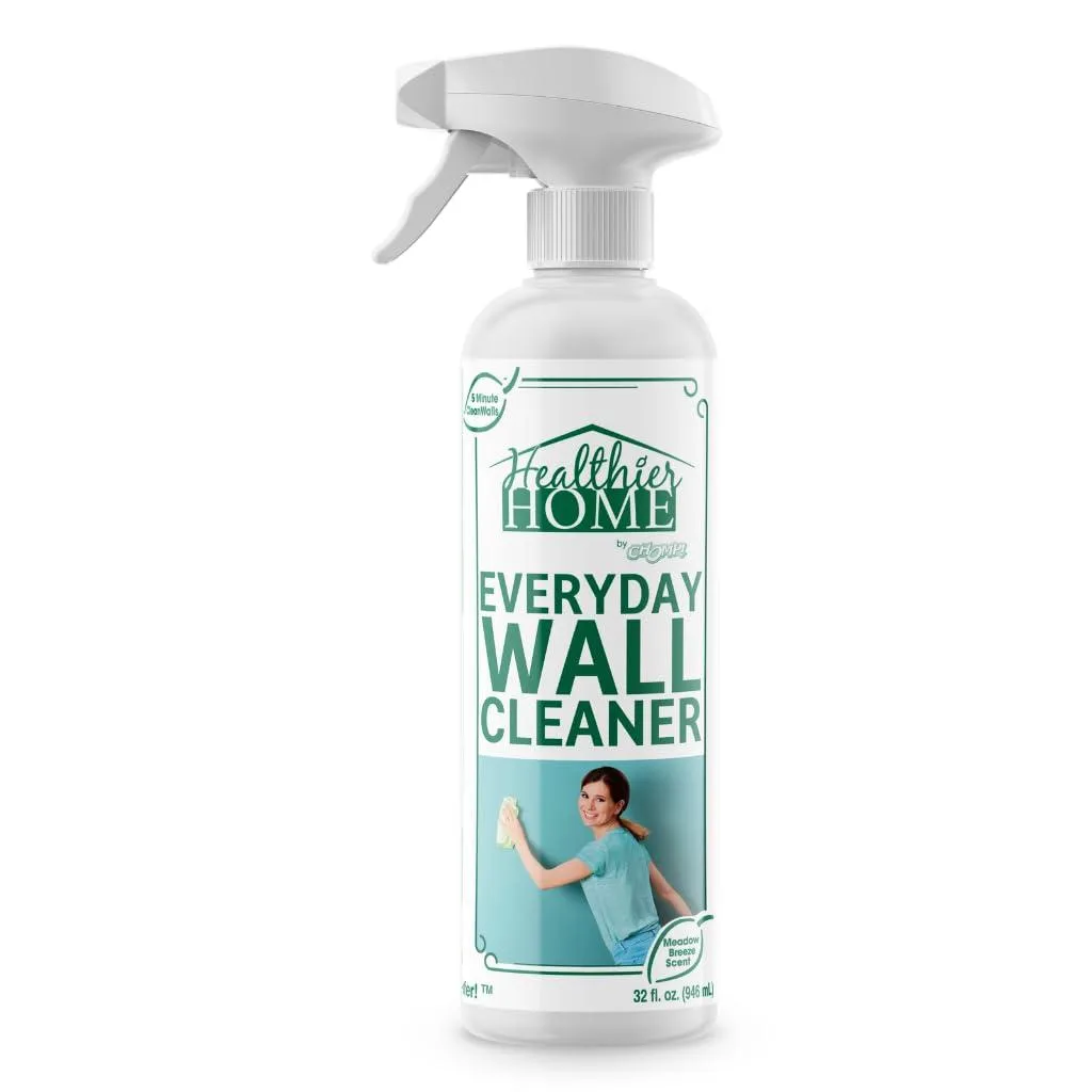White 32 oz spray bottle with Meadow Breeze label, 10 x 17.1 x 28.2 cm