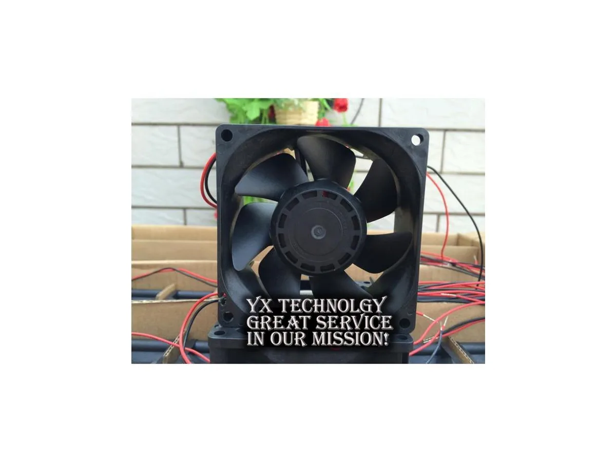 Fans Fans 8038 80x80x38mm 12V 1.1A dual ball bearing case fan — product photo