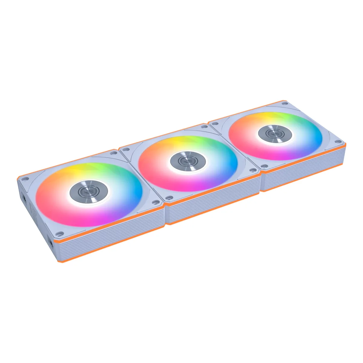 Lian Li Lian Li UNI FAN CL Flex 120 mm Reverse Blade ARGB Case Fan 3 Pack Controller White — product photo