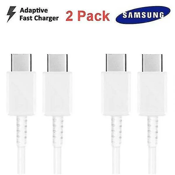 SAMSUNG Samsung USB-C to USB-C Cable White 2-Pack 1m 25W — product photo