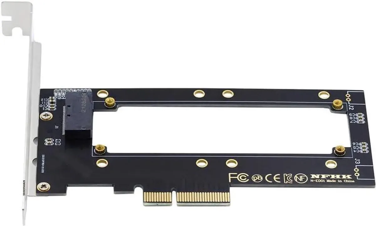 SMUGDESK SMUGDESK PCIe 4.0 x4 Host Adapter to NVMe Ruler E1.S Carrier (5.9mm/8.0mm) — product photo