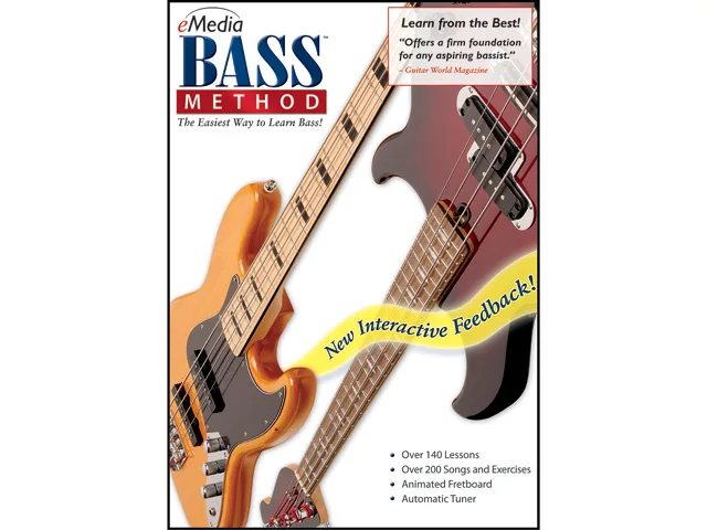 eMedia eMedia Bass Method EG07103DLW Windows Download 140 lessons 30 videos — toote foto