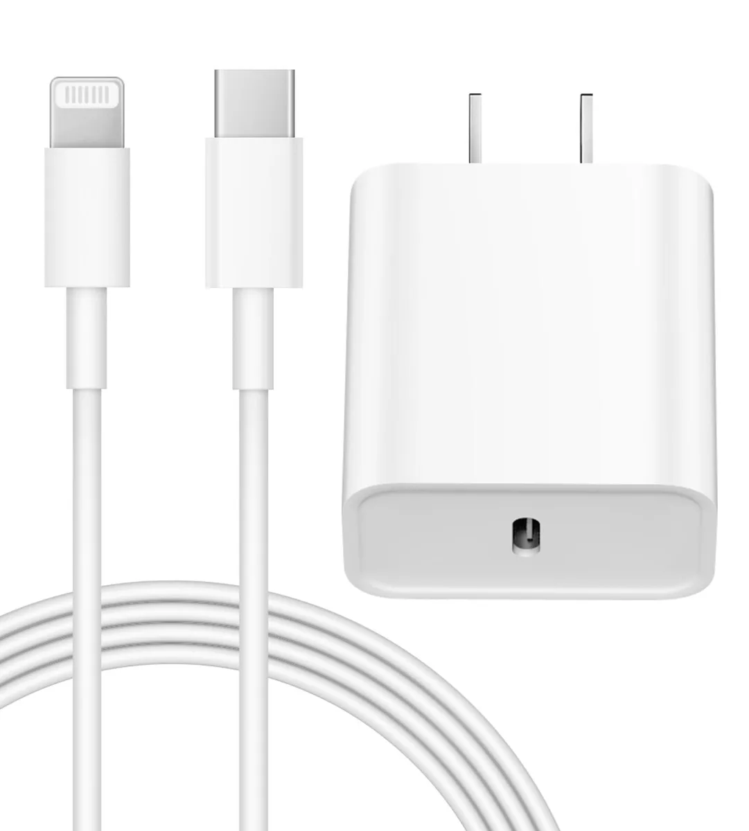 Audiovox - Generic Audiovox - Generic 20W PD USB-C Wall Charger 6FT Cable — product photo