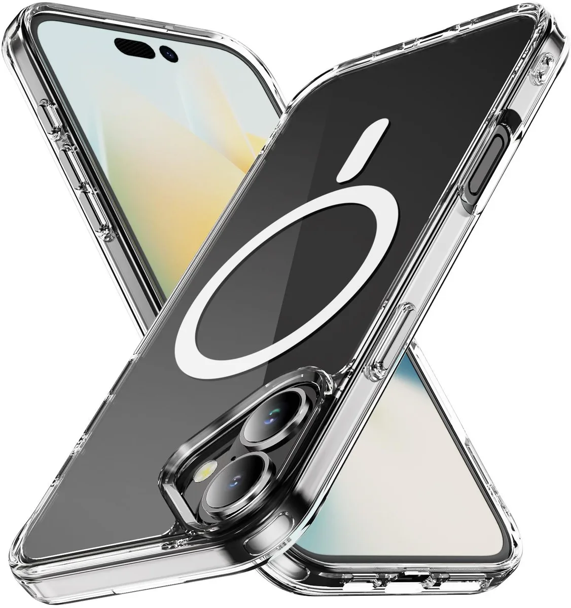 Nakedcellphone Nakedcellphone ClearSafe Clear Acrylic TPU Case for iPhone 16 — product photo
