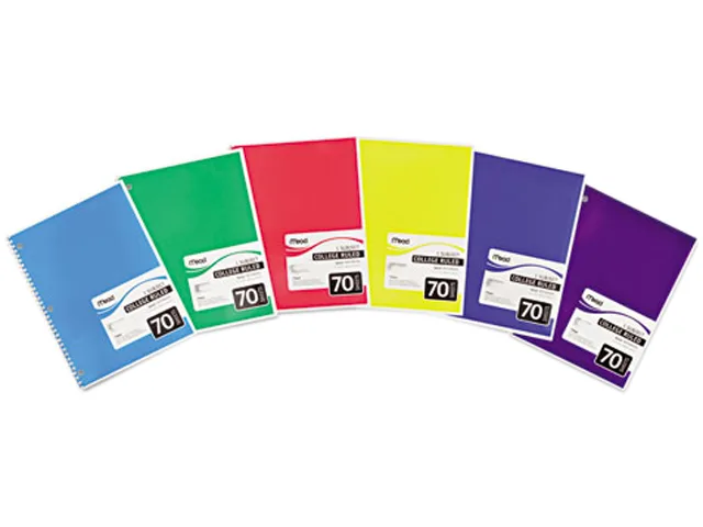 Mead Mead 5512 Spiral Notebook College Rule 70 Sheets — product photo