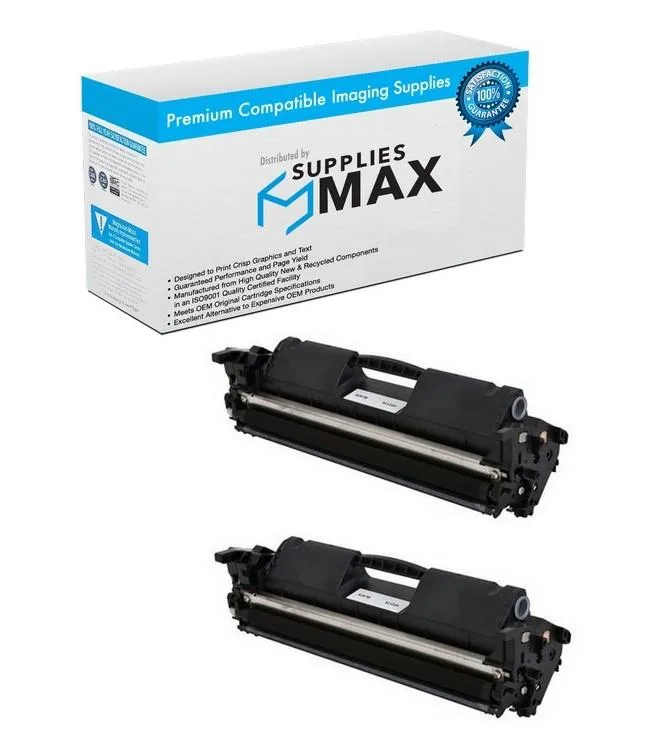SuppliesMax SuppliesMax HP CF217AD Black Toner Cartridge 2 Pack 1600 Pages — product photo