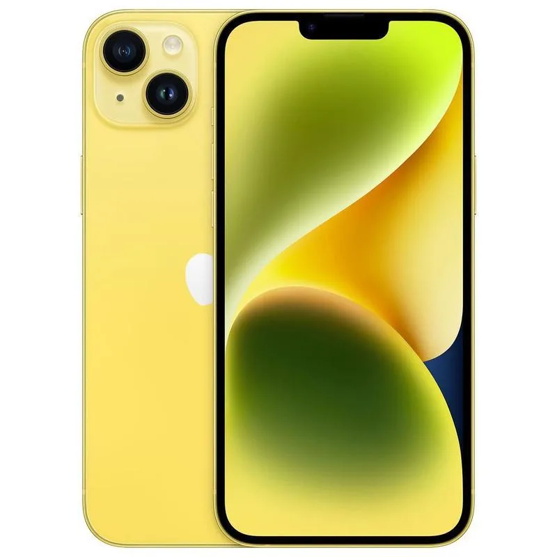 Apple Apple iPhone 14 Plus 256GB Yellow 6.7" 12MP A15 6GB iOS Cell Phones - Unlocked — product photo