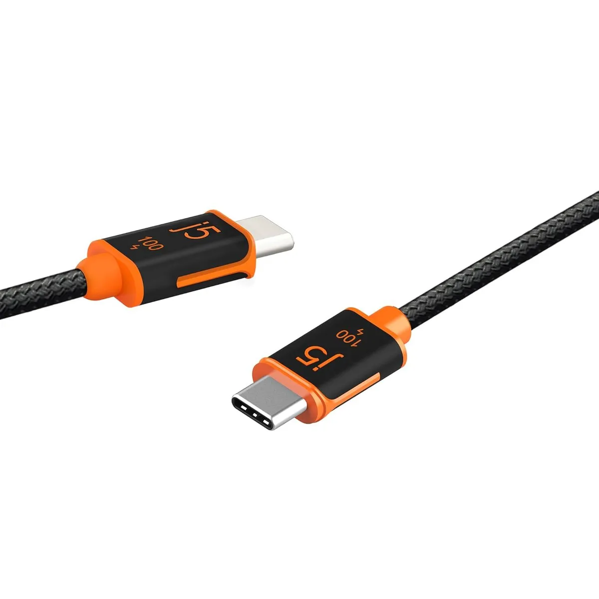 LORDWORLD LORDWORLD USB C to USB C 100W cable 1.8m double braided E-marker JUCX25L18 — product photo