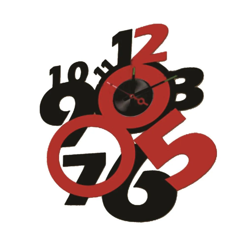Vandue Corporation Vandue Corporation DIY 3D Wall Clock Crazy Eight White — product photo
