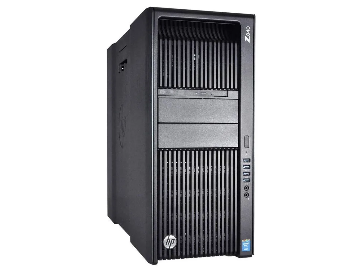 HP HP Z840 workstation Xeon E5-2687W v3 3.10GHz 10-core 48GB DDR4 256GB SATA SSD 1TB HDD Quadro K2200 4GB — product photo