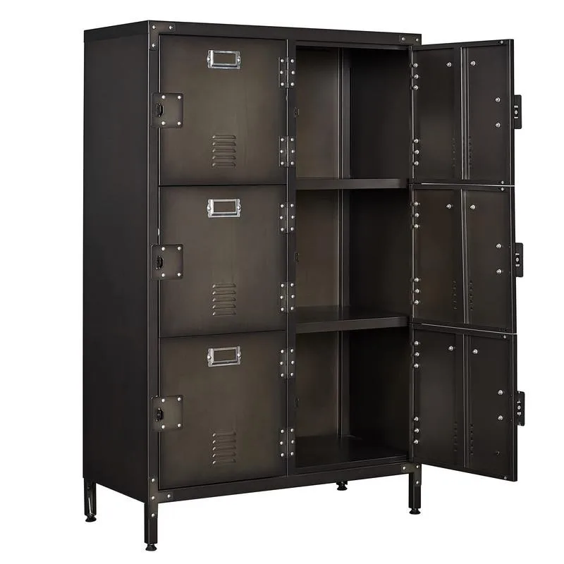 AFAIF AFAIF DBFG202281FG 47" 6-Door Steel File Cabinet — product photo