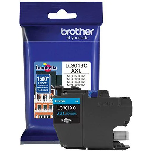 Brother Brother LC3019C Cyan Super High Yield XXL Ink Cartridge 1500 Pages — product photo