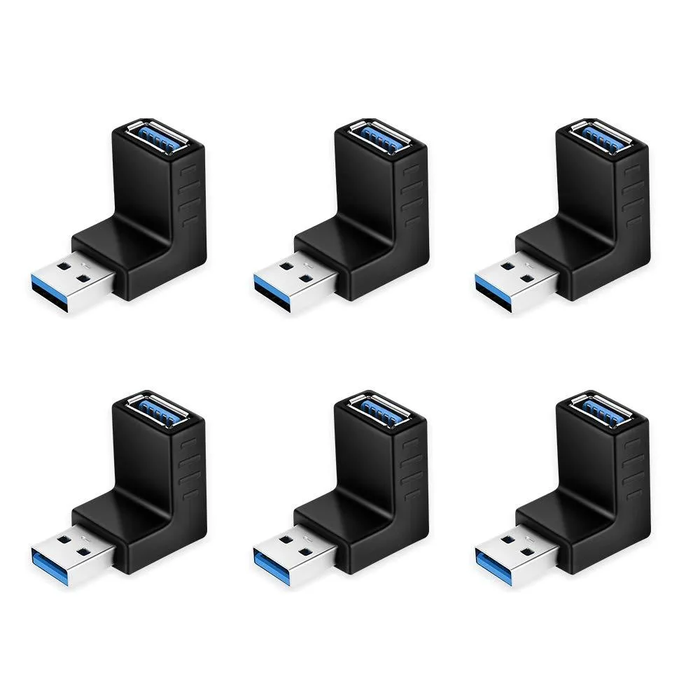 BUCIER BUCIER USB 3.0 90° adapter 6-pack 3 up 3 down — product photo
