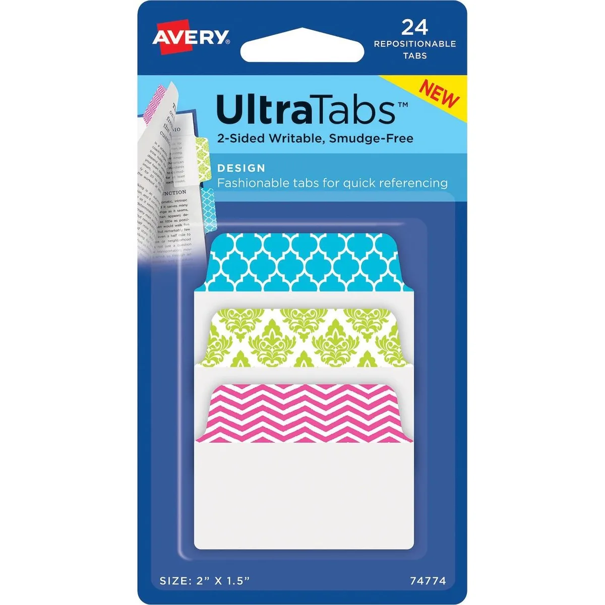 Avery Avery 74774 Index Dividers Blue 24 Pack — product photo