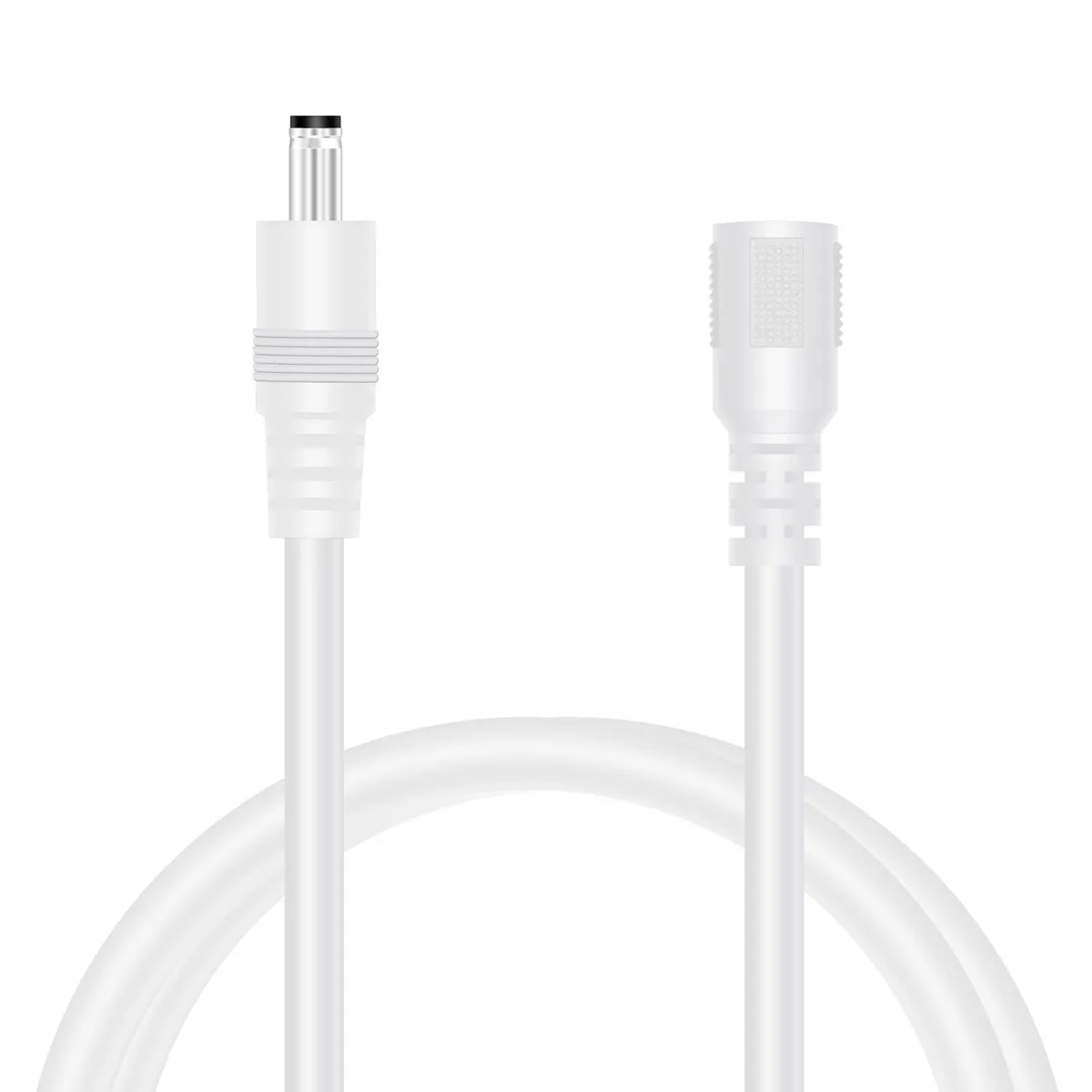  Fancasee 18 AWG 3ft 5.5x2.1mm DC Power Extension Cord White — product photo