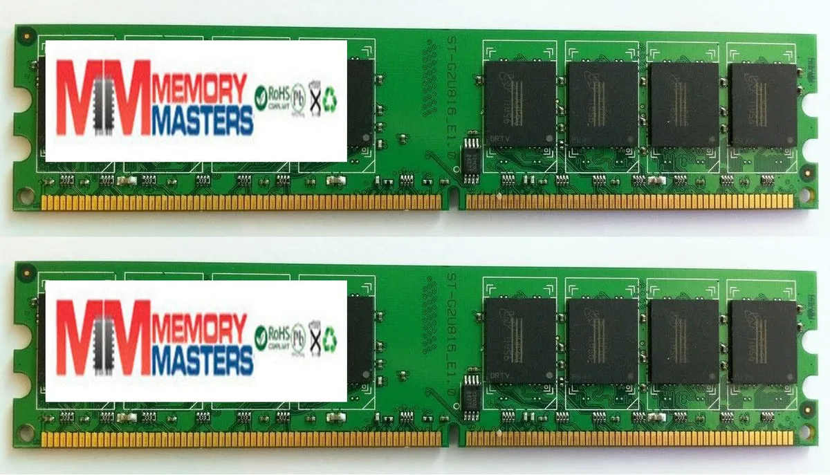 Simmtec, Inc Simmtec, Inc 4GB (2 x 2GB) DDR2 DIMM 240 PIN 667Mhz PC2 5400/5300 TA790GX A2+ memory upgrade — product photo