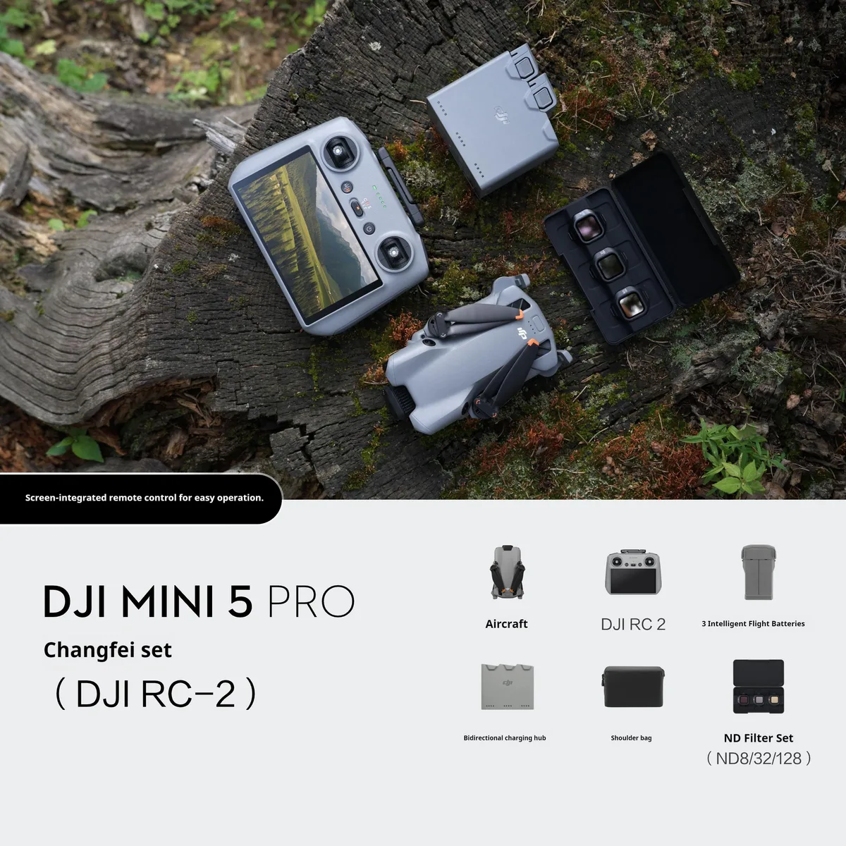 DJI DJI Mini 5 Pro drone 1-inch 50MP 36min 21km Gray — product photo