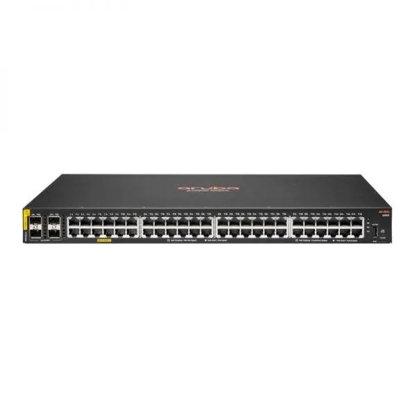 HP HP Aruba R8N85A CX 6000 48-port PoE+ 370W network switch — product photo