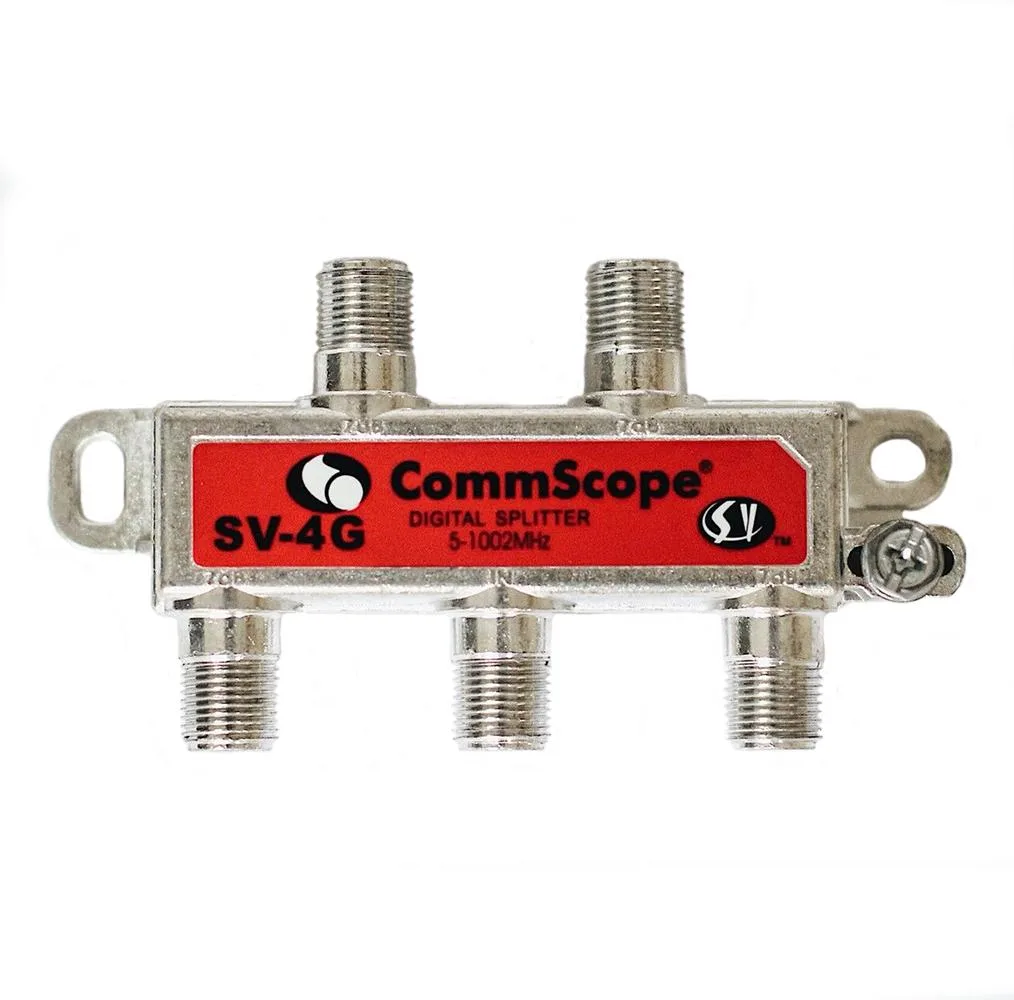 COMMSCOPE COMMSCOPE Signal Vision SV-4G 4-way Coaxial Splitter 5-1002 MHz — product photo
