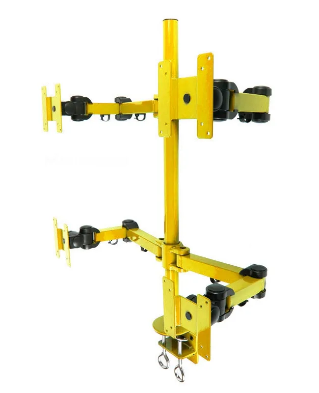 MonMount MonMount LCD-2020Y Yellow Quad Desk Clamp Mount 36in 24in 19.8kg — product photo