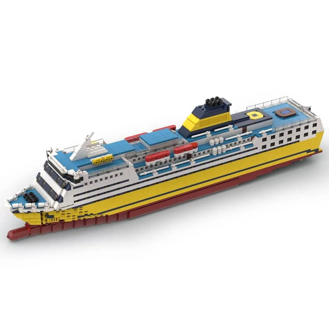 ZITIANYOUBUILD ZITIANYOUBUILD MOC-75498 1/325 Scale Mega Express 1896 Parts — product photo