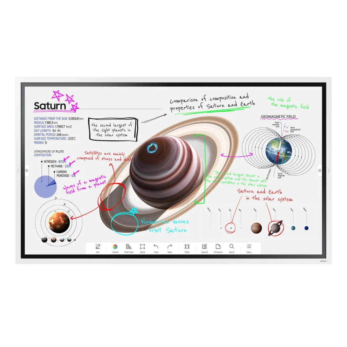 SAMSUNG SAMSUNG WM65B 65" 4K interactive digital signage — vörumynd