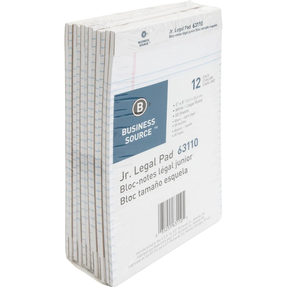 Business Source Business Source 63110 Legal Pad 50 Sheet 12 Pack — product photo