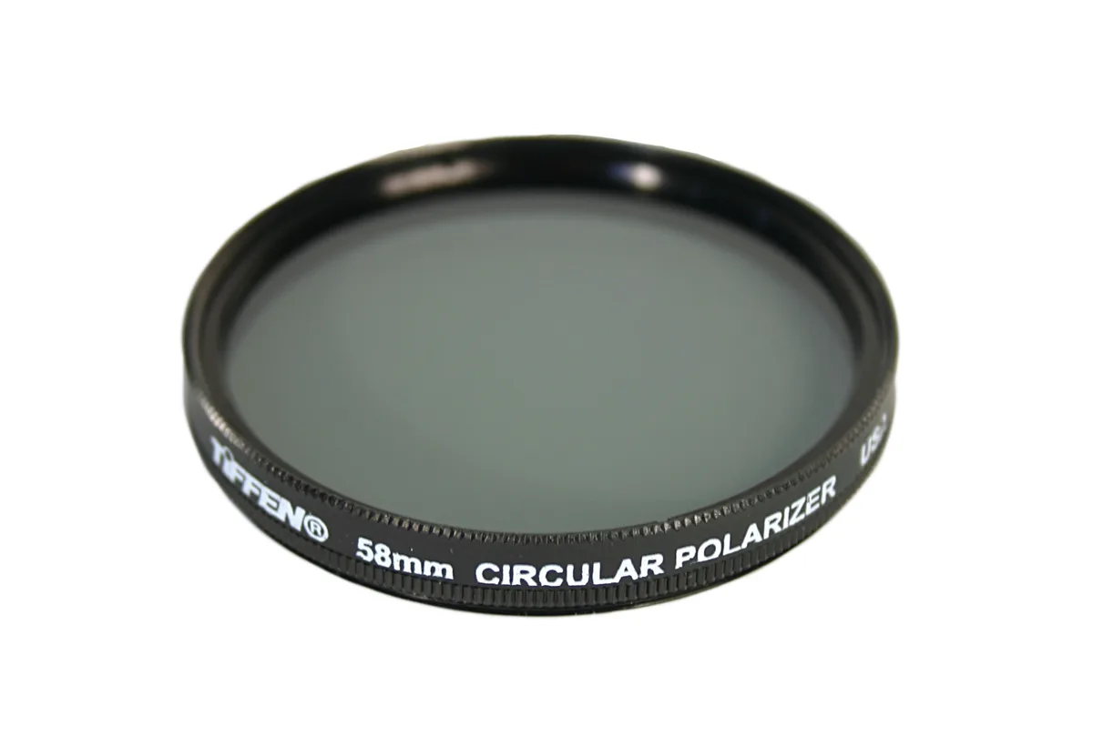 Tiffen Tiffen 58CP 58mm Circular Polarizer camera filter — product photo