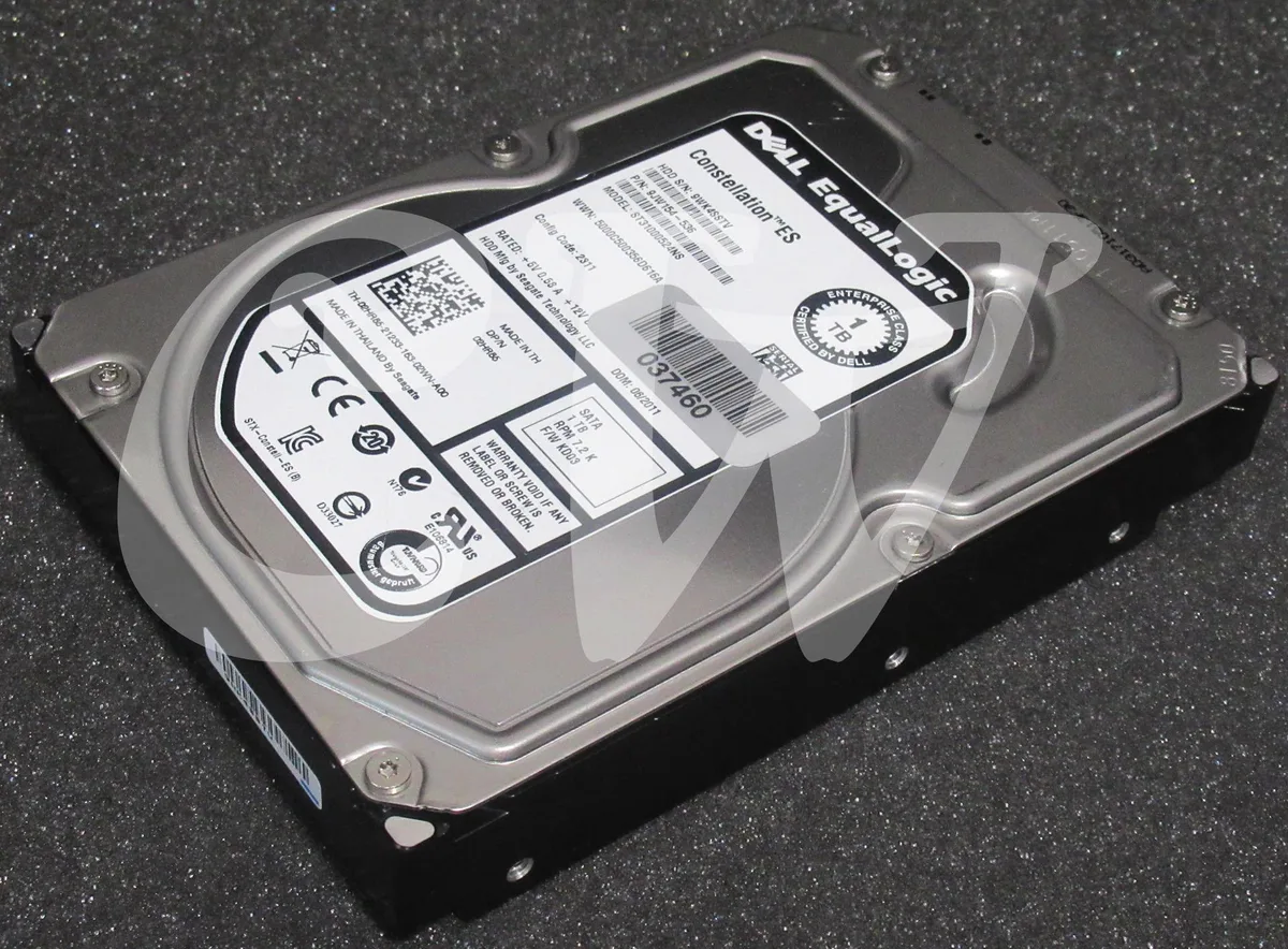 DELL DELL EQL 2HR85 1TB 7200RPM 3Gbps SATA 3.5" internal hard drive — product photo