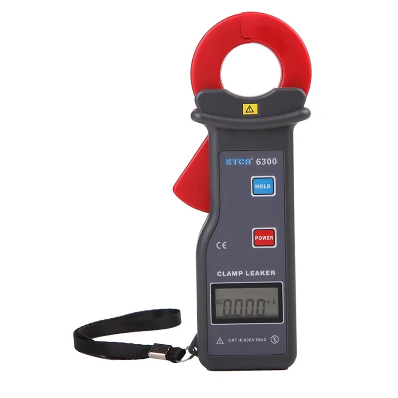 ETCR ETCR ETCR6300 Clamp Leakage Current Meter 0.000mA-60.00A 25x30mm CT — product photo