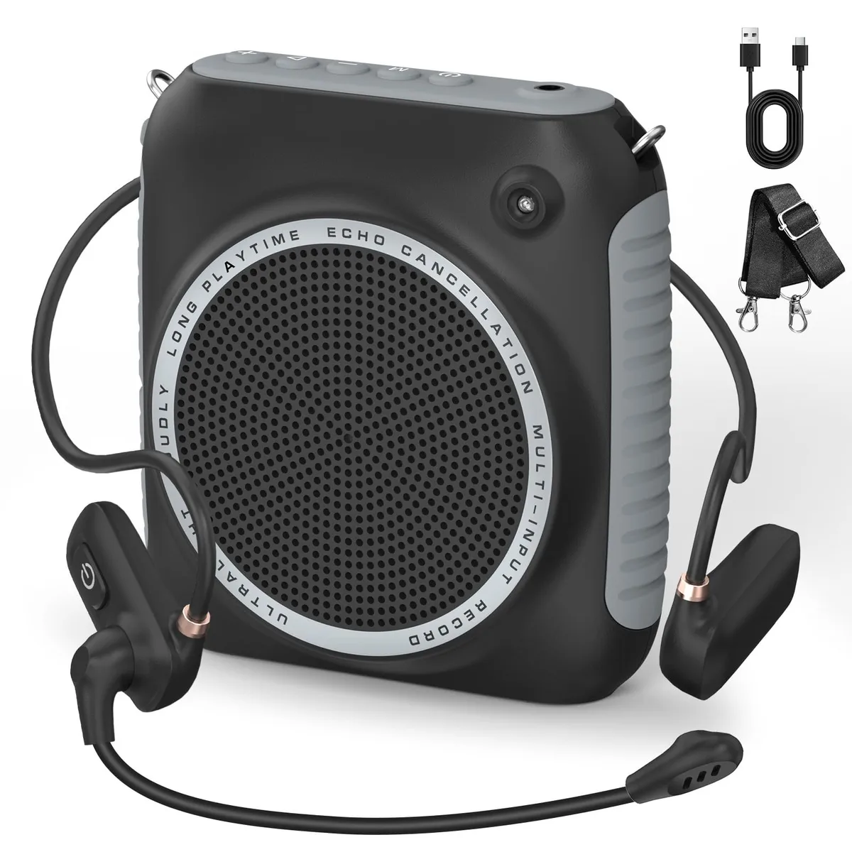  Pyle A18 15W Wireless Voice Amplifier with Headset Microphone Black — product photo