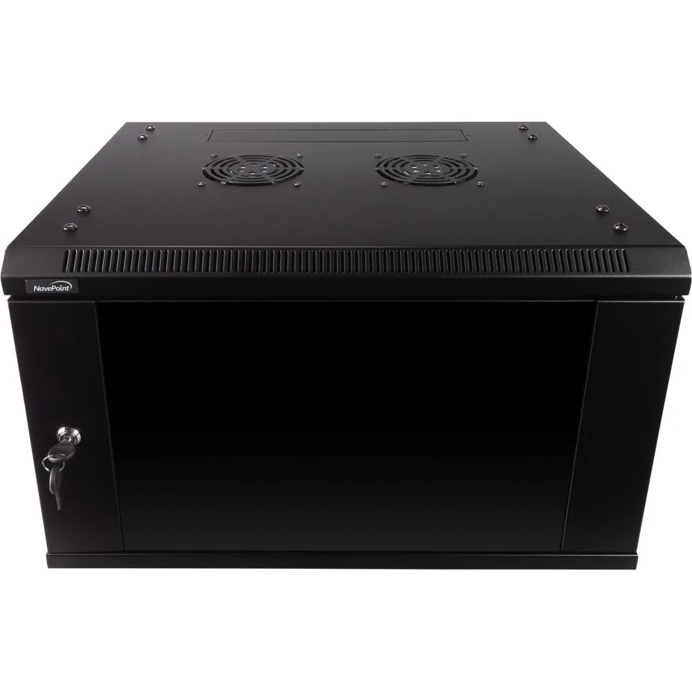 NavePoint NavePoint 6U Wallmount Server Rack 450mm Depth with Fans — product photo